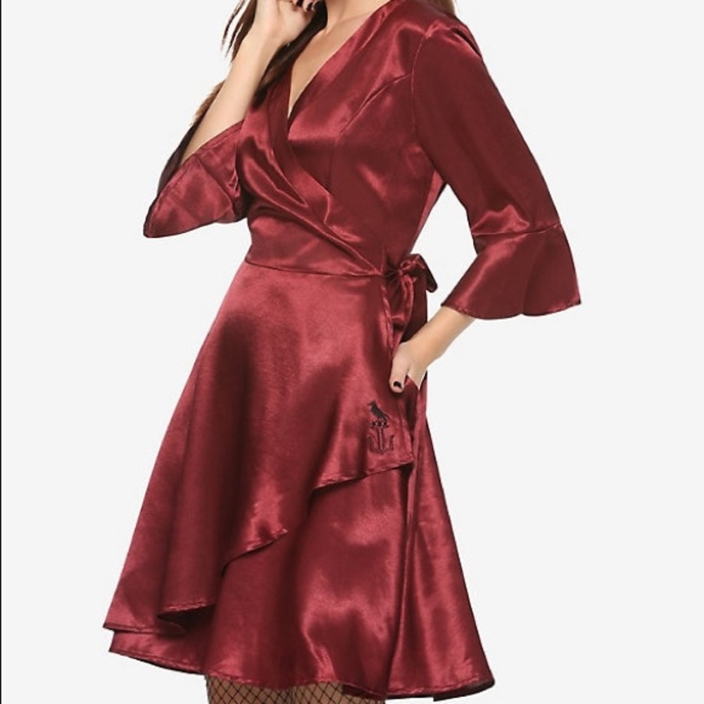 LETA LESTRANGE WRAP DRESS